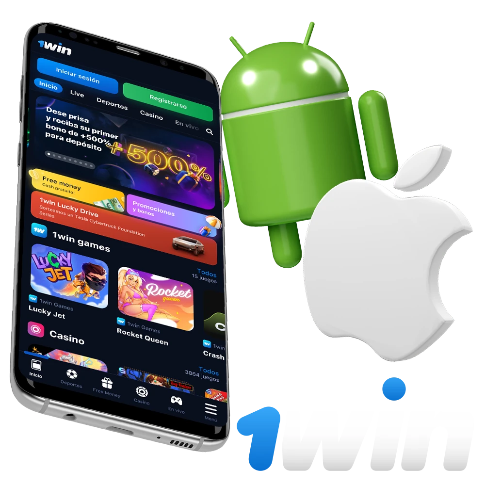 Disfruta de apuestas deportivas y juegos de casino con la app móvil de 1win.