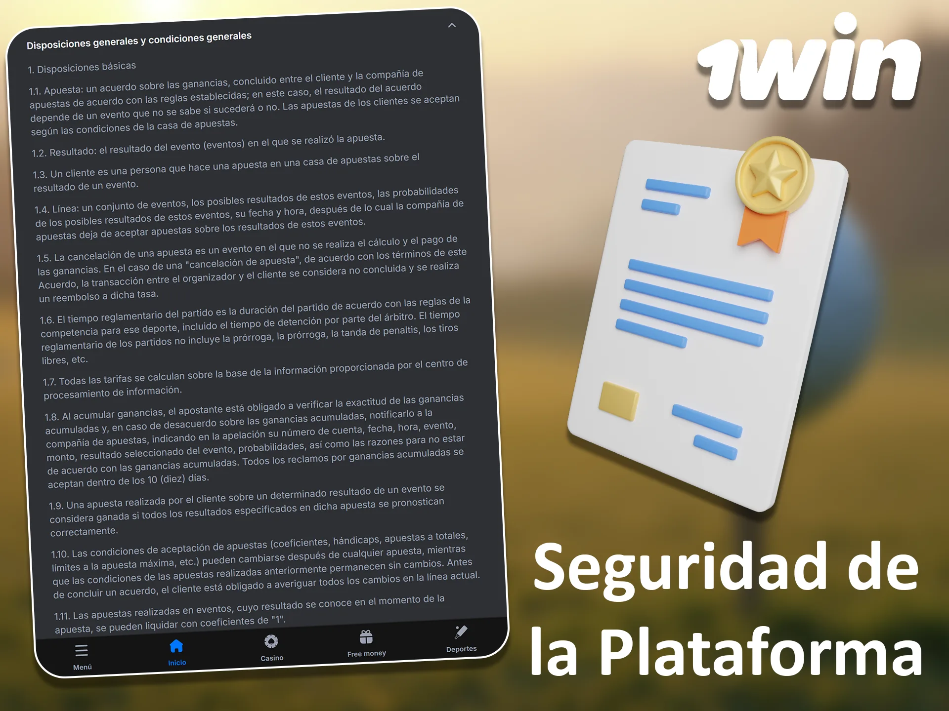 1win se toma muy en serio la protección de tus datos y la integridad de tu experiencia de juego.