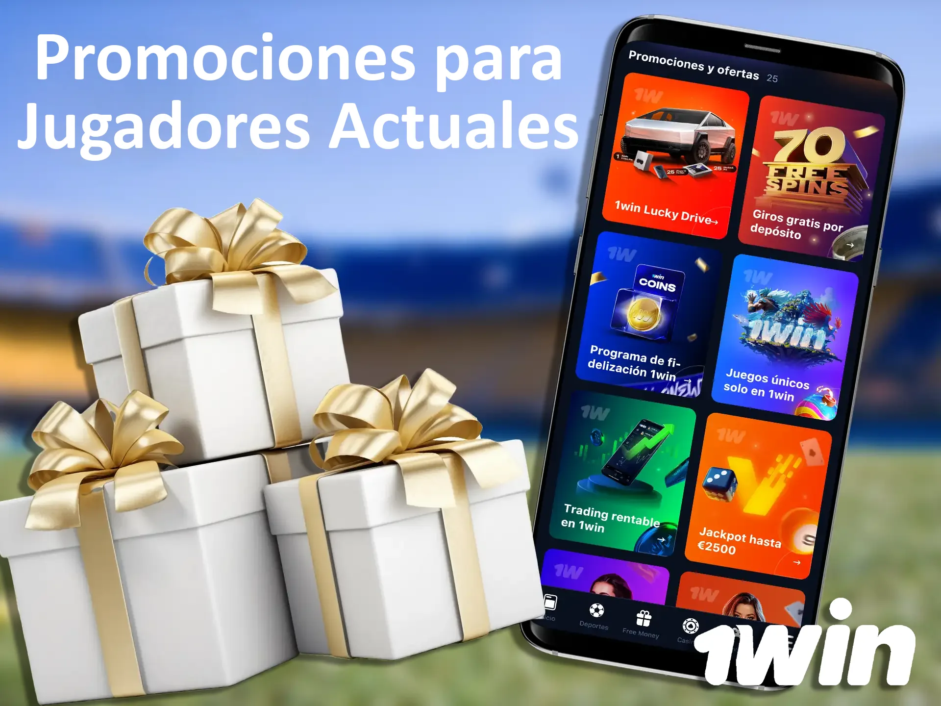 1win ofrece promociones para los jugadores habituales.