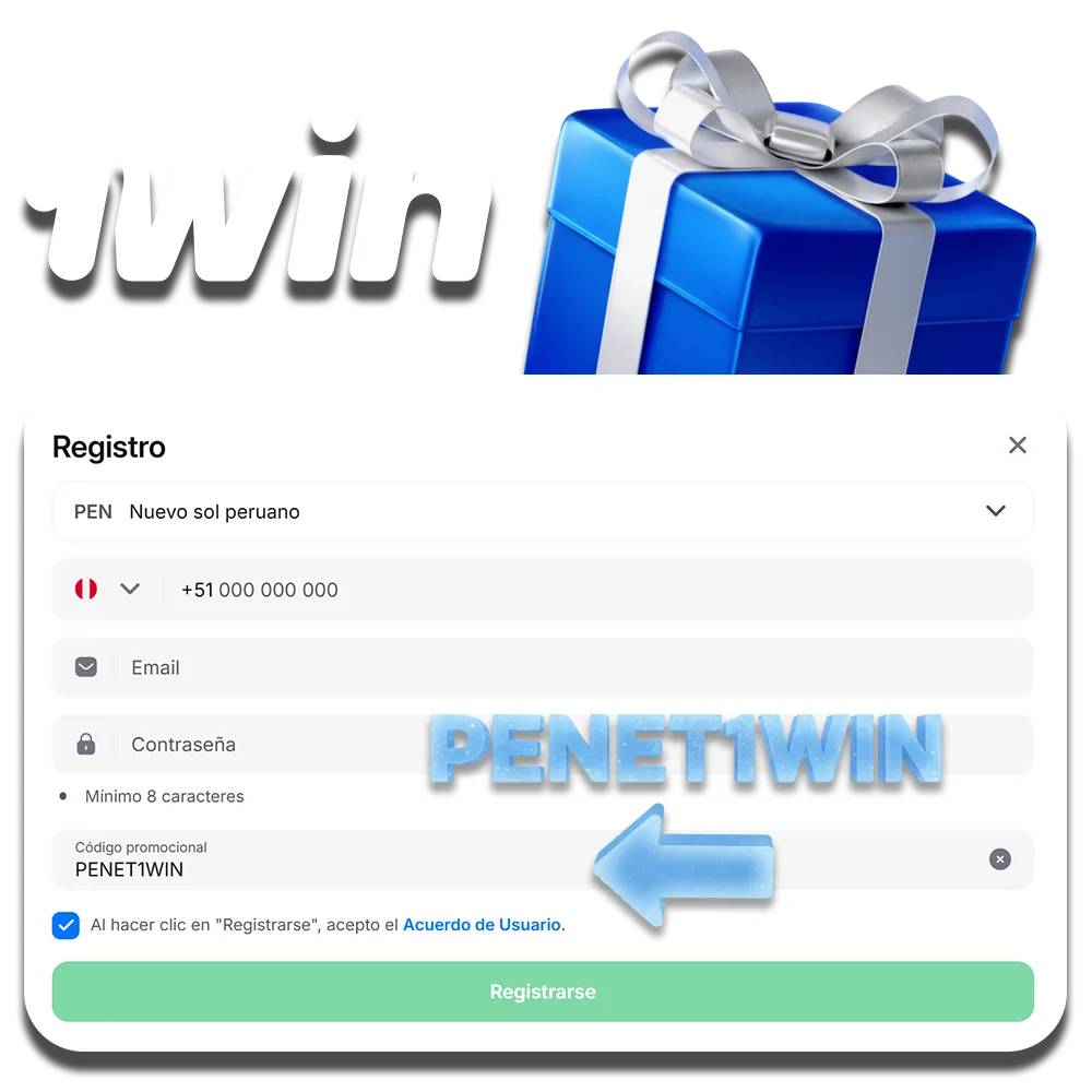 Desbloquea ahora el código promocional exclusivo de 1win para Perú.