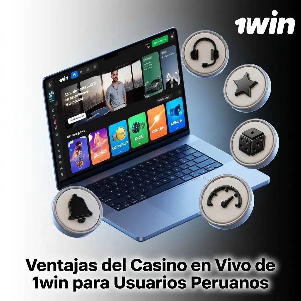 Casino en vivo 1win Perú: más de 3000 mesas con crupier real, pagos locales y app móvil Android e iOS