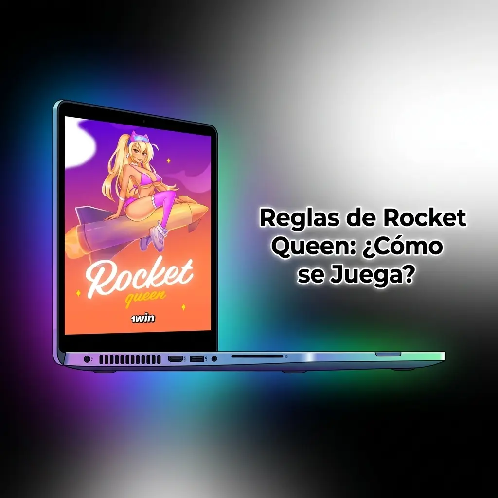 Cohete con multiplicador creciente en juego crash Rocket Queen, mostrando botón de retiro y apuesta activa