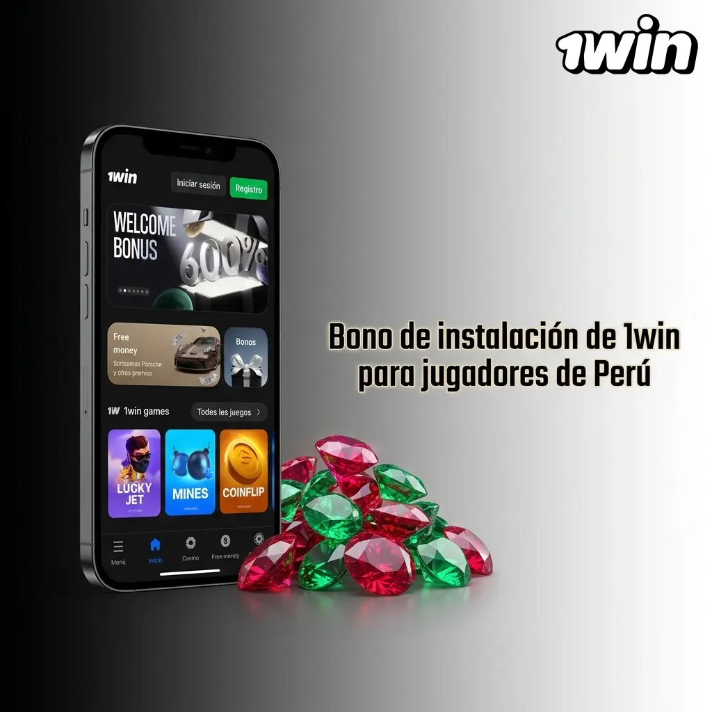 Bono de instalación 1win Perú: paquete de bienvenida con hasta 1000 USD en depósitos y apuestas deportivas
