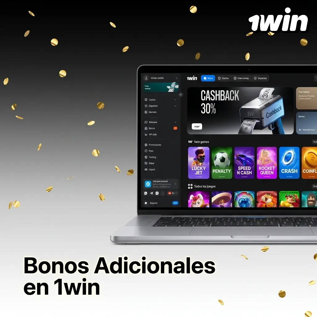Bonos adicionales 1win: cashback semanal, programa VIP, torneos y freebets deportivas para jugadores registrados