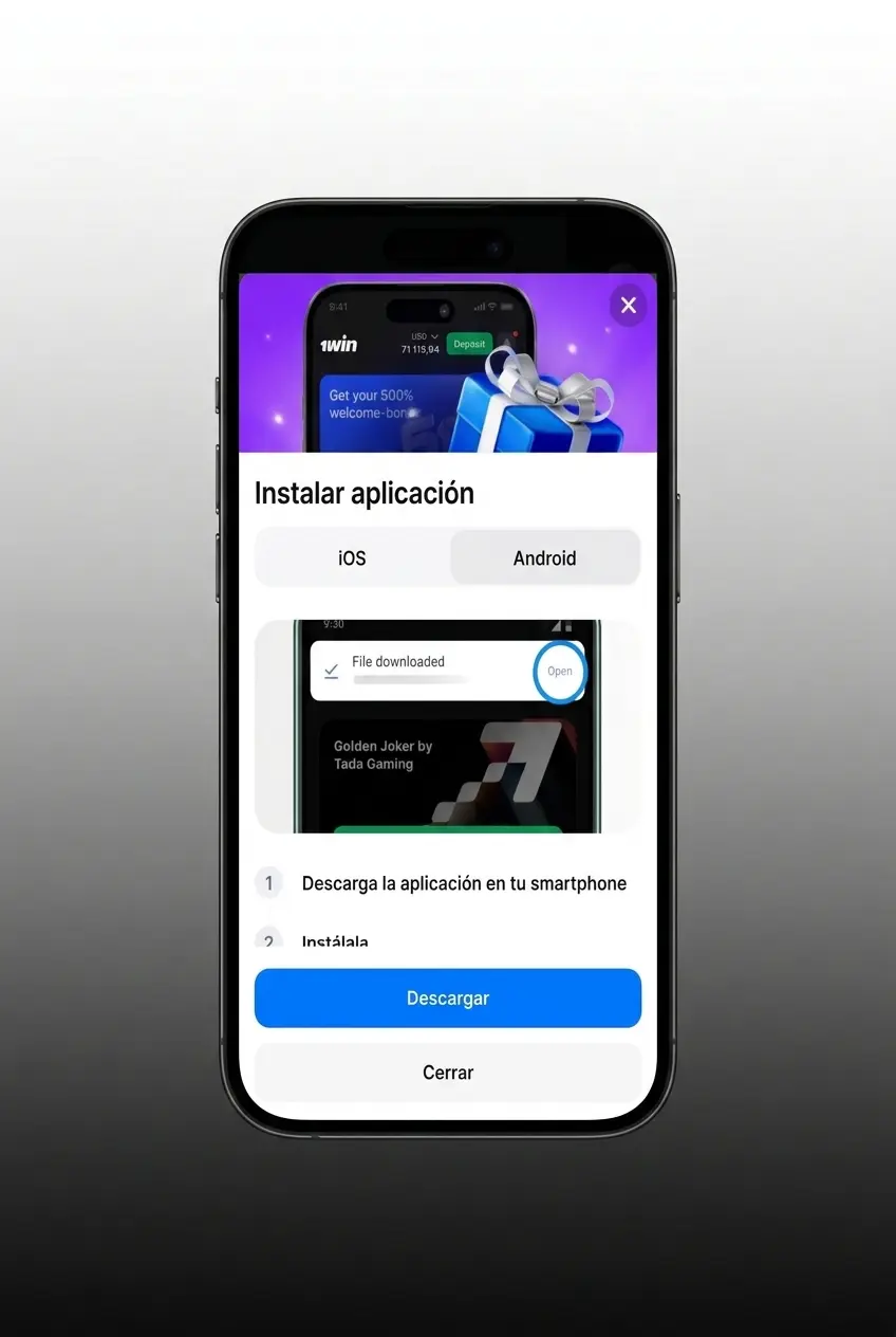 Guía de 4 pasos para descargar e instalar el APK de 1win en Android y jugar Rocket Queen
