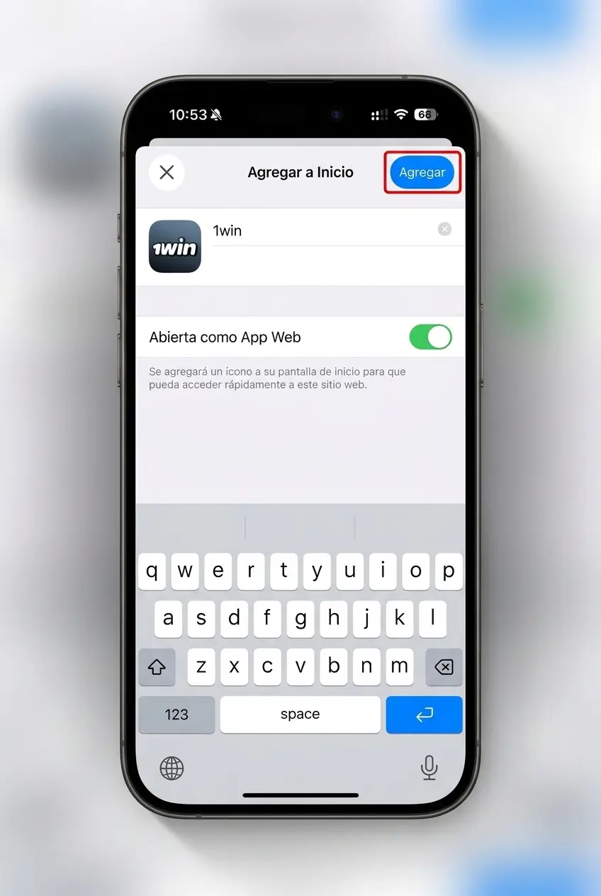 Guía en 5 pasos para instalar la app web de 1win en iOS y acceder a Rocket X desde iPhone o iPad