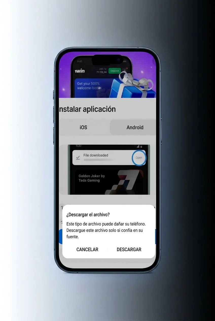 Guía de 4 pasos para descargar e instalar la app APK de 1win en Android y jugar Rocket X