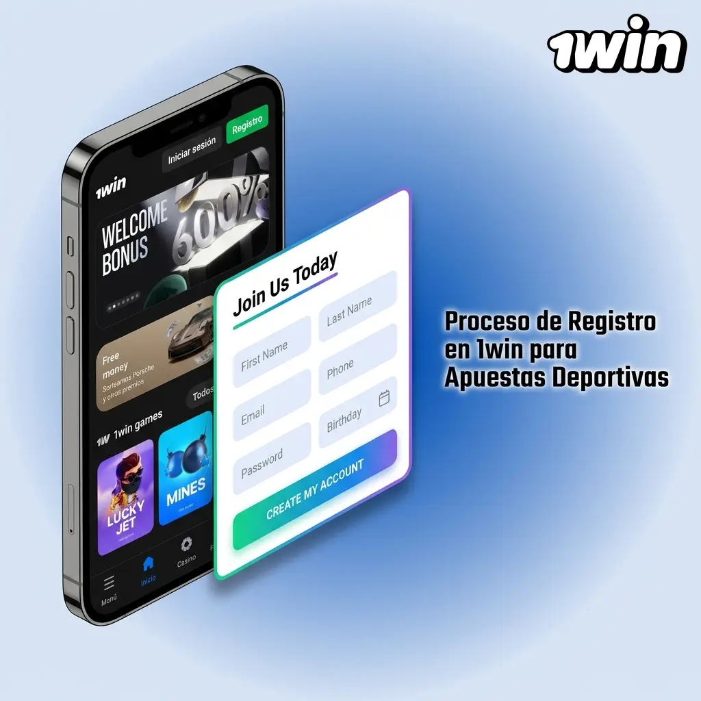 Proceso de registro en 1win Perú para apuestas deportivas con acceso a bonos y mercados locales